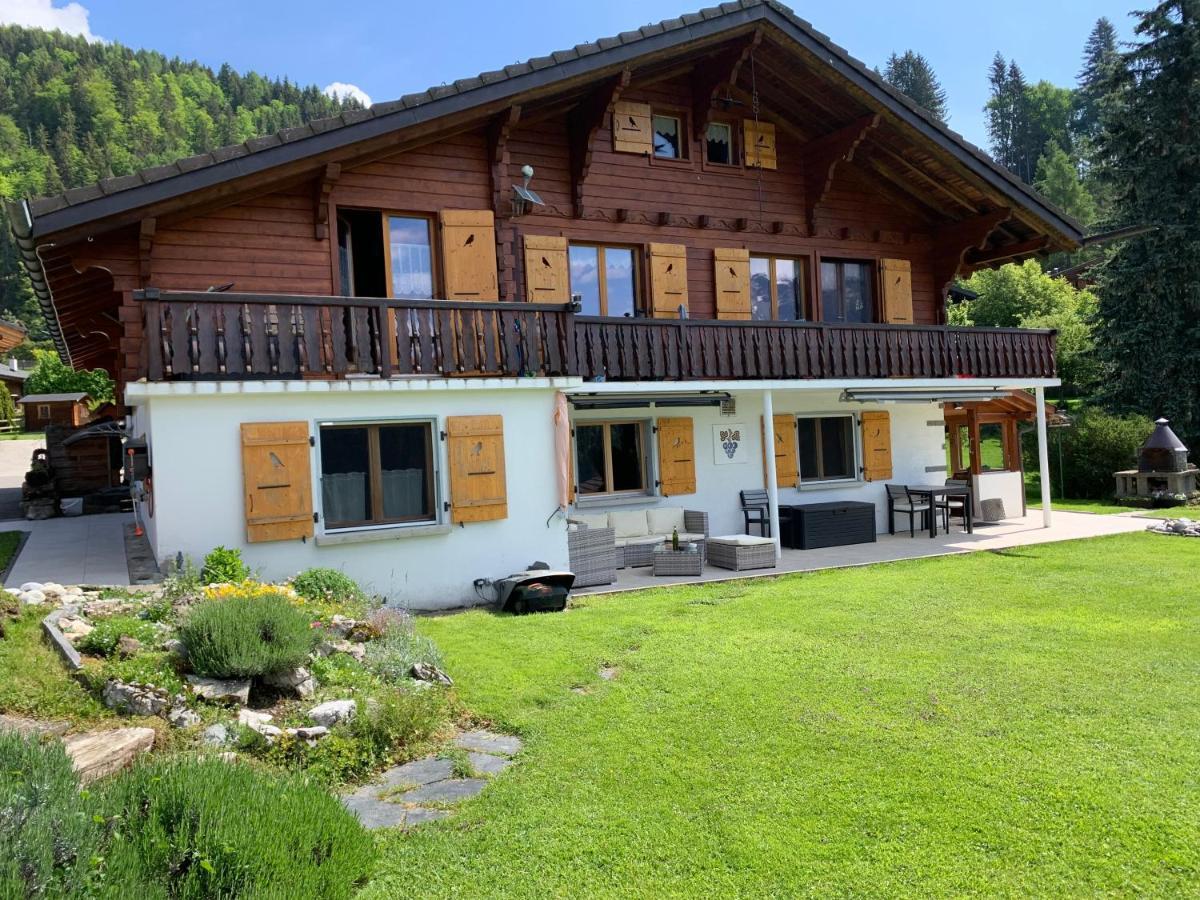 Chalet Le Slalom Arveyes Exteriör bild