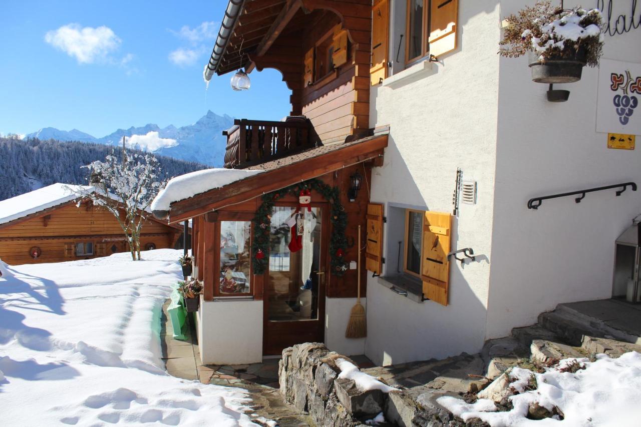Chalet Le Slalom Arveyes Exteriör bild